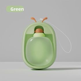 Portable Pet Water Bottle With Cute Antlers  Food Grade, BPA Free, Leak Proof Travel Cup For Dogs, Durable, Easy-to-Clean Outdoor Water Dispenser (Option: Green)
