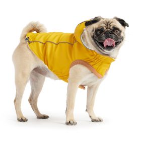 GF Pet Insulated Raincoat - Yellow (size: L)