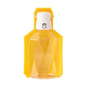 GF Pet Water Bottle (Color: yellow)